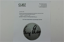 Gary Player Signed Masters Logo Slazenger Golf Ball JSA ALOA