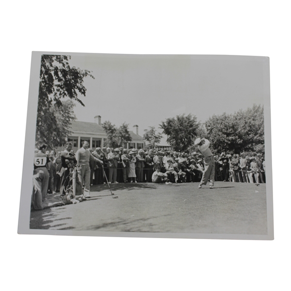 1937 Sam Snead Early Breakout Golf Star at the U.S. Open Action Wire Photo