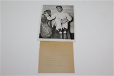 1941 Ben Hogan 'Winner at Chicago Open' Early Wire Photo