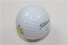 Arnold Palmer Signed Masters Logo Titleist Golf Ball JSA ALOA