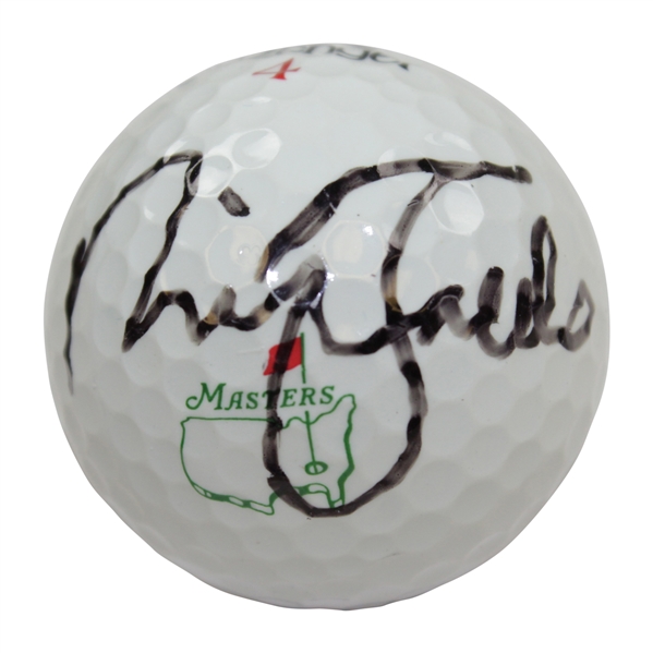 Nick Faldo Signed Masters Logo Slazenger Golf Ball JSA ALOA