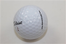 Trevor Immelman Signed Augusta National Golf Club Logo Titleist Golf Ball JSA ALOA