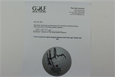 Trevor Immelman Signed Augusta National Golf Club Logo Titleist Golf Ball JSA ALOA