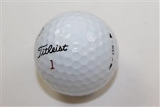 Gay Brewer Signed Masters Logo Titleist Golf Ball JSA ALOA
