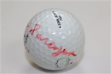 Gene Sarazen Signed Masters Logo Slazenger Golf Ball JSA ALOA