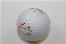 Gene Sarazen Signed Masters Logo Slazenger Golf Ball JSA ALOA
