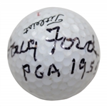 Doug Ford Signed Titleist Golf Ball with PGA 1955 JSA ALOA