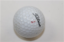 Doug Ford Signed Titleist Golf Ball with 'PGA 1955' JSA ALOA