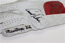 Arnold Palmer Signed Personal ADP Golf Glove with 'Masters '62' Inscription JSA ALOA