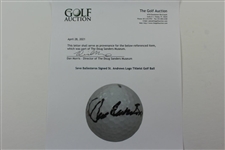 Seve Ballesteros Signed St. Andrews Logo Titleist Golf Ball JSA FULL #BB98431