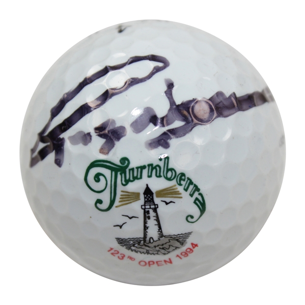 Greg Norman Signed 1994 OPEN at Turnberry Logo MaxFli Golf Ball JSA ALOA