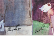 Arnold Palmer, Jack Nicklaus, Gary Player, & Tom Watson Signed Matted Print JSA ALOA