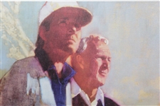 Arnold Palmer, Jack Nicklaus, Gary Player, & Tom Watson Signed Matted Print JSA ALOA