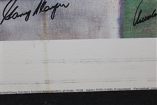 Arnold Palmer, Jack Nicklaus, Gary Player, & Tom Watson Signed Matted Print JSA ALOA