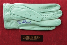 Golf Gloves Signed by Seven (7) Presidents of the United States - Matted & Framed JSA ALOA