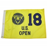 Payne Stewart Signed 1991 US Open at Hazeltine Yellow Screen Flag JSA ALOA 