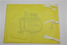 Nick Faldo Signed 2005 Masters Embroidered Flag JSA ALOA