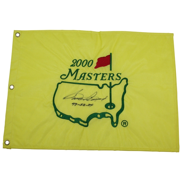 Sam Snead Signed 2000 Masters Embroidered Flag with Years Won JSA ALOA