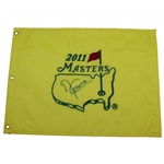 Angel Cabrera Signed 2011 Masters Embroidered Flag JSA ALOA
