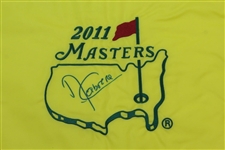 Angel Cabrera Signed 2011 Masters Embroidered Flag JSA ALOA