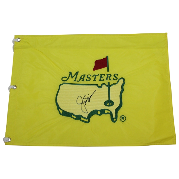Jack Nicklaus Signed Rare 1997 Masters Full Center Embroidered Flag JSA ALOA