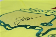 Jack Nicklaus Signed Rare 1997 Masters Full Center Embroidered Flag JSA ALOA