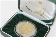 2021 Masters Tournament Ltd Ed Commemorative Coin #209/350 in Original Box with Certificate