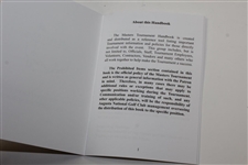 2021 Masters Tournament Handbook & Human Resources Tournament Information Guide
