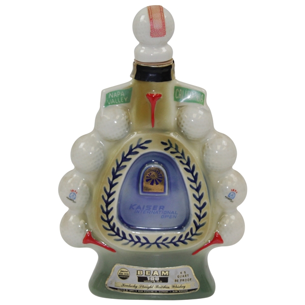 1971 Kaiser International Open Championship Jim Beam Porcelain Decanter