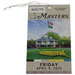 2021 Masters Tournament Friday Ticket #A05779