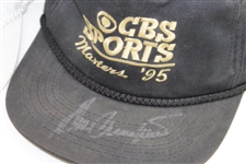 Fred Couples & Ben Crenshaw Signed Masters CBS Sports Logo Hats - White '92 & Black '95 JSA ALOA