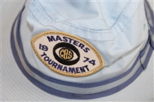 Eight (8) Various Masters CBS Sports Logo Hats - 1990  Signed by Tom Weiskopf JSA ALOA