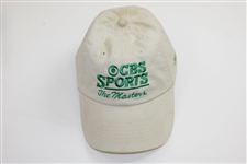Six (6) The Masters Tournament CBS Sports Logo Hats - 2000-2001, 2006, 2010-2012