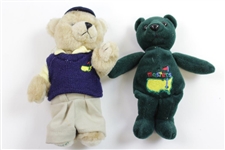 Twelve (12) Assorted Masters Souvenir Caddie Bears - 2000-2009
