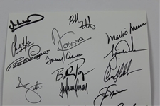 Charles Coody's 2016 Signed Masters Club Dinner Menu - Arnie's Last JSA ALOA