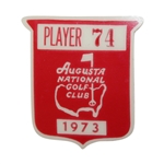 Charles Coodys 1973 Masters Tournament Contestant Badge #74