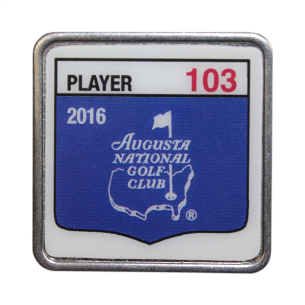 Charles Coodys 2016 Masters Tournament Contestant Badge #103