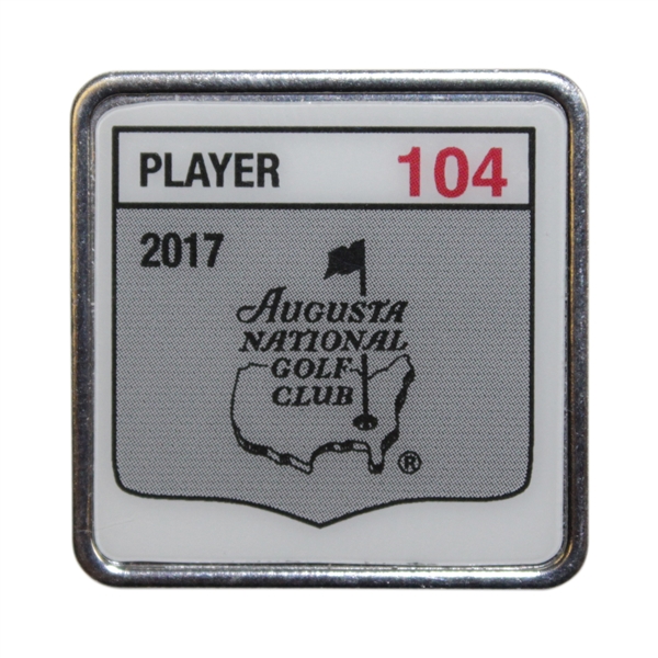 Charles Coodys 2017 Masters Tournament Contestant Badge #104