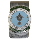 Charles Coodys 1979 PGA Championship at Oakland Hills Country Club Contestant Badge/Clip