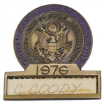 Charles Coodys 1976 US Open at Atlanta Athletic Club Contestant Badge