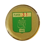 Charles Coodys 1992 Masters Tournament Contestant Badge #31