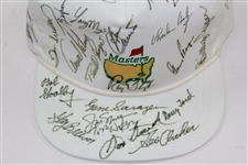 Masters Champions Multi-Signed Masters White Logo Hat - Charles Coody Collection JSA ALOA