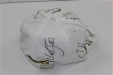 Masters Champions Multi-Signed Masters White Logo Hat - Charles Coody Collection JSA ALOA