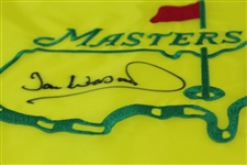 Ian Woosnam Signed Undated Masters Par-Aide Embroidered Flag - Charles Coody Collection JSA ALOA