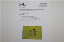Ian Woosnam Signed Undated Masters Par-Aide Embroidered Flag - Charles Coody Collection JSA ALOA