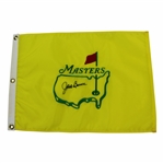 Jack Burke Signed Undated Masters Par-Aide Embroidered Flag - Charles Coody Collection JSA ALOA