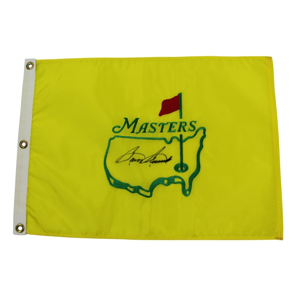 Sam Snead Signed Undated Masters Par-Aide Embroidered Flag - Charles Coody Collection JSA ALOA