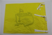 Zach Johnson Signed Undated Masters Embroidered Flag - Charles Coody Collection JSA ALOA