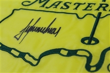 Trevor Immelman Signed Undated Masters Embroidered Flag - Charles Coody Collection JSA ALOA