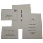 Charles Coodys 2014 Augusta National Golf Club Masters Tournament Cocktail Buffet Invitation with Envelope & RSVP Card